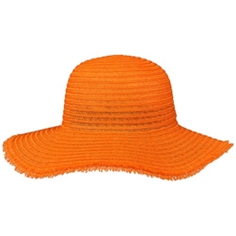 Damenhut Hanfhut Sommerhut Sonnenhut Flapper Schlapphut Mayser Hanfhut Sonnenhut (One Size - orange) -