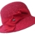 Damenhut SEEBERGER Naturstroh ruby red Glockenhut Sommerhut Cloche -