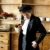 Dasmarca Eden Schwarz Acht Steuerung Cabbie Newspaper Boy Bakerboy Wolle Cap - M - 