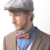 Dasmarca James Braun TweedKappe Wollmütze Wintermütze Ballonmütze Newsboy Cap, Bakerboy Cap - L - 