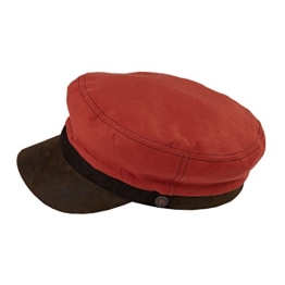 Dasmarca LaBoca Burnt Orange Spitfire Brando Summer Linen Army Cap - S -