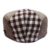 Dasmarca Lonzo Braun Parchwork Ivy Panel Flat Cap Sommer Baumwolle Leinen Retro Cap - XL - 