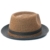 Dasmarca Oscar Sand Multi-ColouRot Faltbare Packable Sommer Geflochtene Strohtrilby Hat - S - 
