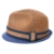 Dasmarca Paxton Coco Kurz Brim Retro Sommer Geflochtene Strohtrilby Hat - L - 