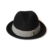 Dasmarca Ronald Schwarz Zerdrückbare Wollfilzhut Filzhüte Trilby Fedora Hut - XL - 