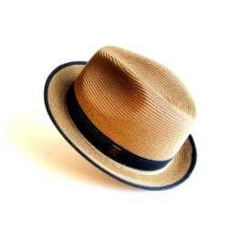 Dasmarca Sommer Rust Straw Fedora-Hut - Florenz - M -