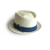 Dasmarca Summer Weiß Straw Hat Porkpie - Havanna XL - 