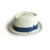 Dasmarca Summer Weiß Straw Hat Porkpie - Havanna XL -