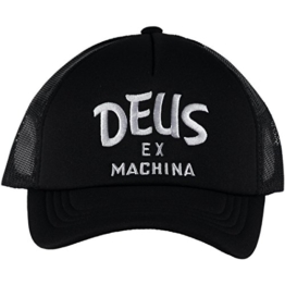 DEUS Kappe Curve Trucker - black -