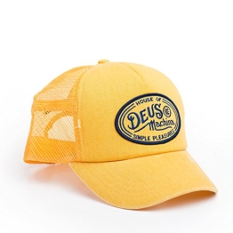 DEUS Kappe Trucker Charlie - washed yellow -