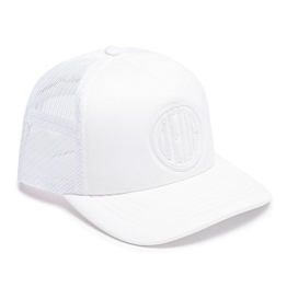 DEUS Kappe Trucker Pill - white on white -