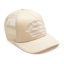 DEUS Kappe Trucker Tokyo Address - cream -