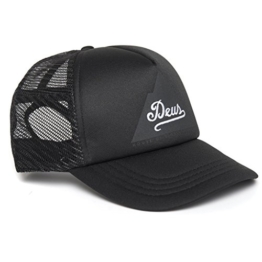 DEUS Peak Trucker kappe - black -