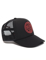 DEUS Trucker cap Peace - black red -