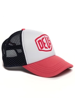 DEUS Trucker cap Raised Shield - navy white -