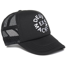 DEUS Trucker kappe Circle logo - black -