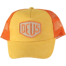 DEUS Trucker Kappe Foxtrot Shield - orange -