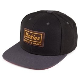 Dickies Jamestown Starter Snapback Cap - Schwarz/Grau - Einstellbar -