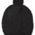 Distressed Bommelmütze Long Beanie Strickmütze mit Pompon schwarz - 