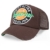 Distressed Superior Vintage Trucker Mesh Cap Badge braun-orange - 