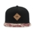 DJINNS - Crazy Pattern Feather (black/wine) - Snapback Cap - 