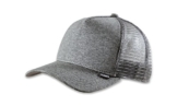 DJINNS - Cut & Sew (grey heather) - High Fitted Trucker Cap -