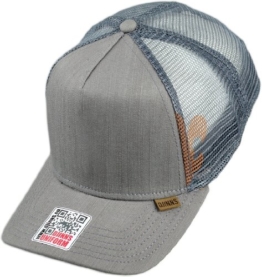 Djinns Herren Caps / Trucker Cap Linen 2014 High Fitted grau Verstellbar -