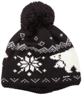 Eisbär Mütze Alwin Pompon, Schwarz/Graumele/Milk, One Size, 407731 -