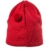 Eisbär Mütze Herren Adam Pompon klein Skimütze Uni mit Logo - Farbauswahl: Farbe: Rot - 