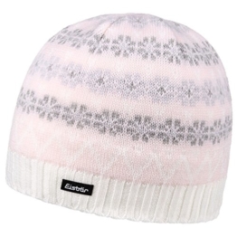 Eisbär Snowflakes Skimütze Strickmütze Damenmütze Strickmütze (One Size - rosa) -