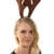 Elchgeweih Rentier Haarreif Weihnachtsmütze Xmas Nikolausmütze Braun Geweih -