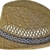 Erntehelfer Strohhut (Sonnenschutz) für Damen und Herren, cooler und modischer Sonnenhut im Trilby Look für den Sommer am Strand oder im Urlaub, verschiedene Größen, Farbe natur, Gr: 61 cm - 