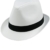 EveryHead Damenfedora Fedora Trilby Stoffhut Sommerhut Sonnenhut Partyhut Urlaubshut Strandhut Modehut für Frauen (EH-CB-LS-630-S17-DA4-WHI-L/XL) in White, Größe L/XL inkl. EveryHead-Hutfibel -