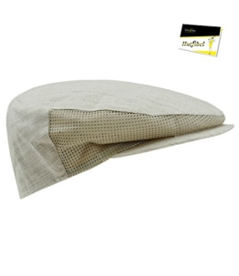 EveryHead Flatcap Schirmmütze Schiebermütze Kappe Männerflatcap Mütze Herren Batschkappe Sportmütze modisch gestreift (EH-30012-S16-HE3-822-63) in Taupe, Größe 63 inkl. EveryHead-Hutfibel -