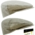 EveryHead Flatcap Schirmmütze Schiebermütze Kappe Männerflatcap Mütze Herren Batschkappe Sportmütze modisch gestreift (EH-30012-S16-HE3-4-57) in Beige, Größe 57 inkl. EveryHead-Hutfibel -