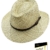 EveryHead Herrenstrohhut Strohhut Sommerhut Strandhut Urlaubshut Sonnenhut unisex mit braunem Ziergürtel für Männer (EH-30145167-S17-HE0-611-59) in Natur, Größe 59 inkl. EveryHead-Hutfibel - 