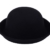 Fancyland 1 Stk. Unisex Melone Mütze Filz Hut Filzhut Bowler Chaplin Hat Reithut (Schwarz-8) -