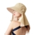 Fashion Frauen Sommer Strand Hüte Damen Professional Sonnenhut großer Rand Anti-UV-Hut Faltbare Sonnenhüte (Beige) - 