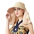 Fashion Frauen Sommer Strand Hüte Damen Professional Sonnenhut großer Rand Anti-UV-Hut Faltbare Sonnenhüte (Beige) - 