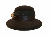 Faustmann Damen Trachtenhut Wollfilz 330378 schwarz -