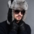 Ferand Pelzmütze Fellmütze mit Kaninchenpelz Unisex Russisch Bomber Hut, Schwarz - 
