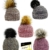 Fiebig Damenstrickmütze Strickmütze Pudelmütze Bommelmütze Umschlagmütze Wintermütze Alpaka Fakefur Pompon für Frauen (FI-54697-W16-DA0-52-OS) in Petrol, Größe OS inkl. EveryHead-Hutfibel - 