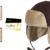Fiebig Fliegermütze Jungenmütze Bindemütze mit Ohrverlängerung gefüttert (FI-70280-5-49) Braun, ca. 48-49cm Kopfumfang - inkl. EveryHead-Hutfibel -