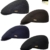 Fiebig Herrenflatcap Flatcap Schiebermütze Gatsby Sportcap Schirmmütze Golf wasserabweisend mit Ohrenklappen für Männer (FI-42120-W16-HE1-85-58) in Marine, Größe 58 inkl. EveryHead-Hutfibel - 
