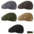 Fiebig Herrenflatcap Flatcap Schiebermütze Schirmmütze Cordmütze Herbstmütze Wintermütze Golfermütze Mütze für Männer (FI-40790-W16-HE1-82-59) in Braun, Größe 59 inkl. EveryHead-Hutfibel - 