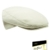 Fiebig Herrenflatcap Sportmütze Schiebermütze Schildmütze Flatcap Sommermütze elegant sportlich für Männer (FI-41199-S16-HE0) inkl. EveryHead-Hutfibel (ca. 58-59cm Kopfumfang, Beige) -