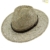 Fiebig Herrenstrohhut Strohhut Sommerhut Strandhut Cowboyhut Sonnenhut Partyhut unisex mit braunem Ziergürtel für Männer (FI-16503-S16-HE0-111-61) in Natur, Größe 61 inkl. EveryHead-Hutfibel -