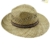 Fiebig Herrenstrohhut Strohhut Sommerhut Strandhut Urlaubshut Sonnenhut Partyhut unisex mit buntem Ripsband für Männer (FI-16463-S16-HE0-111-59) in Natur, Größe 59 inkl. EveryHead-Hutfibel -