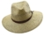 Fiebig Herrenstrohhut Strohhut Sommerhut Sonnenhut Modehut Cowboyhut Panamahut Gärtnerhut Hut mit Ziergürtel für Männer (FI-16405-S17-HE0-111-55) in Natur, Größe 55 inkl. EveryHead-Hutfibel - 