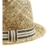 Fiebig Herrentrilby Fedora Strohhut Sommerhut Urlaubshut Strandhut Inselhut aus Baumrinde mit gestreiftem Band für Männer (FI-16524-S16-HE0-111-61) in natur, Größe 61 inkl. EveryHead-Hutfibel - 